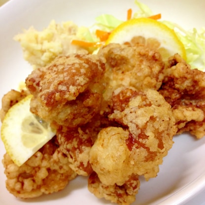 袋ひとつで冷めてもやわらか美味しい！鶏の竜田揚げ